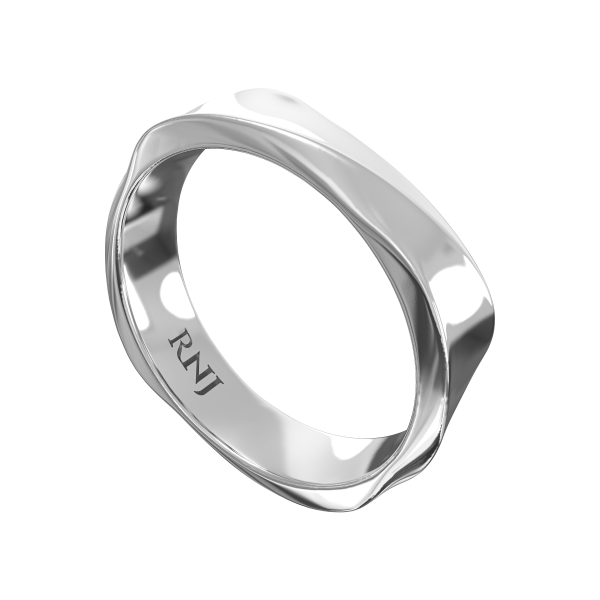 Обручальное кольцо "Спираль"