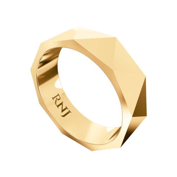 Обручальное кольцо "Призма"