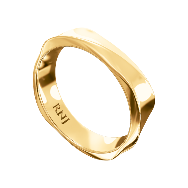 Обручальное кольцо "Спираль"