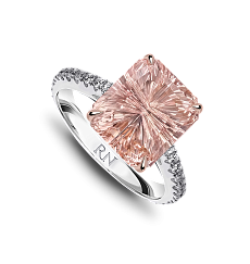 Кольцо Roman Nikonov с морганитом и бриллиантами