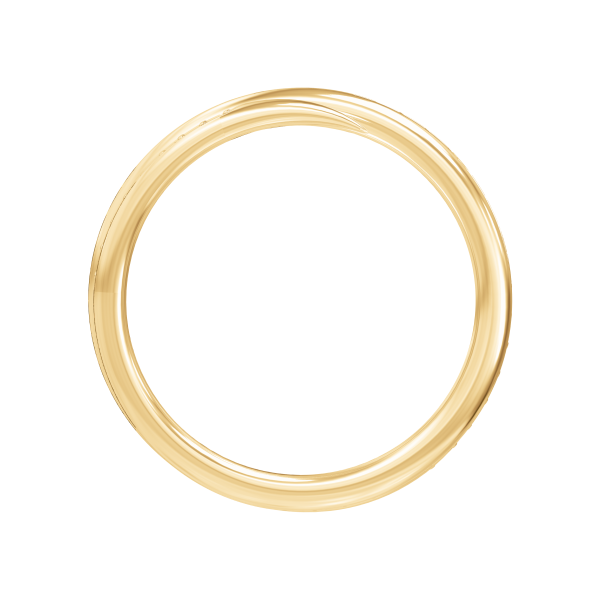 Двойное кольцо "Кащеева игла Half Pave" из желтого золота