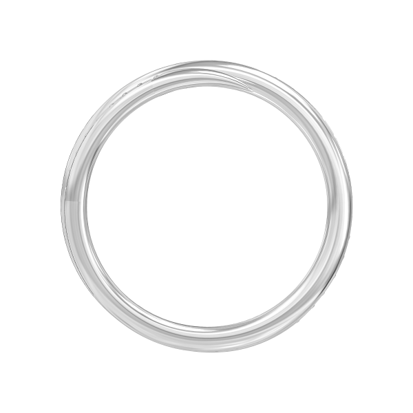 Двойное кольцо "Кащеева игла Half Pave" из белого золота
