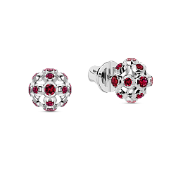 Пусеты Малина