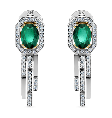 Серьги Хозяйка медной горы