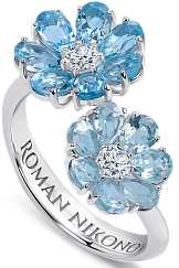 Кольцо Roman Nikonov Ледяной цветок