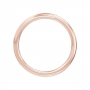 Двойное кольцо "Кащеева игла Full Pave" из розового золота
