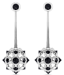 Серьги Ежевика