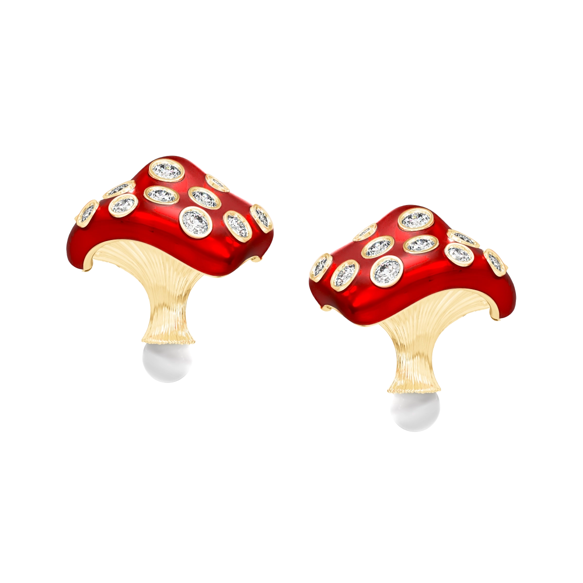 Пусеты "Волшебные грибы"